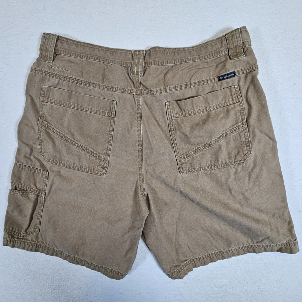 Columbia Cargo Shorts Mens 36 9 Hiking Chino 1564431 Fishing Chino Flat Front - Picture 4 of 13